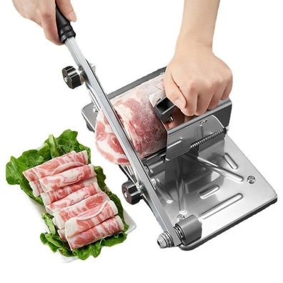 Belly Vegetable Slicer & Frozen Meat Processor, Mutton Rolls Cutter & Fruit Easy Sli