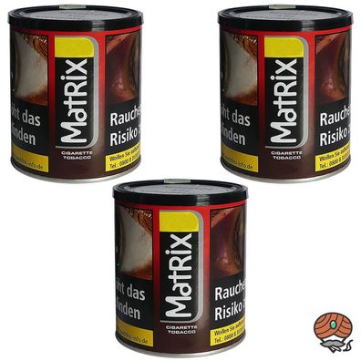 Matrix Red / Rot Tabak / Zigarettentabak / Stopftabak Dose 3x 50g