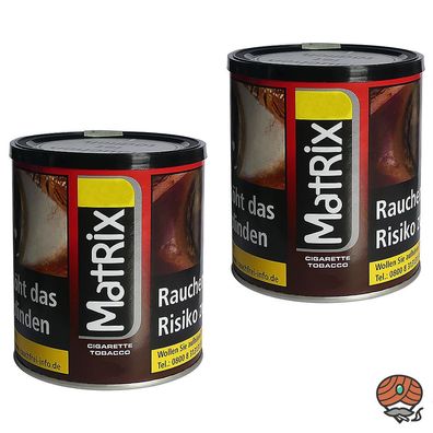 Matrix Red / Rot Tabak / Zigarettentabak / Stopftabak Dose 2x 50g