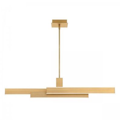 Elstead Lighting LED Pendelleuchte Cameno linear Gold 3000K
