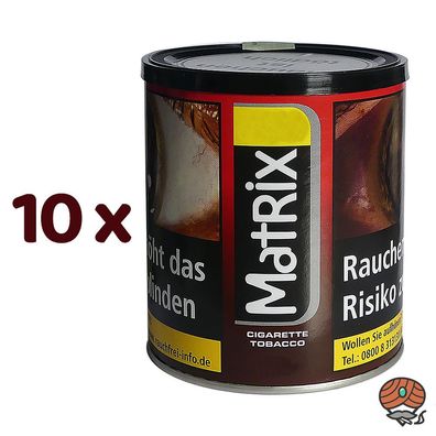 Matrix Red / Rot Tabak / Zigarettentabak / Stopftabak Dose 10x 50g