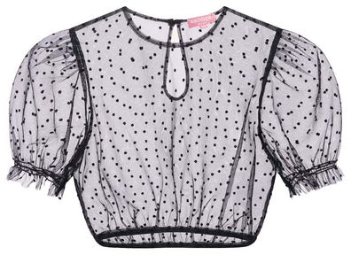 Dirndlbluse Faora schwarz