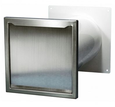 Teleskop Energiespar Mauerkasten Ø 150mm Edelstahl mit Thermo-Zone