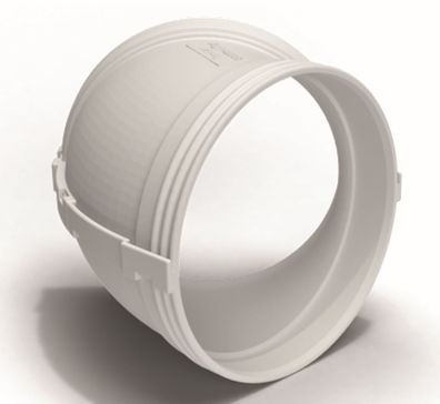 Lüftungsbogen Ø 150mm, Rundrohrbogen 45°, Abluftbogen Dunstabzug