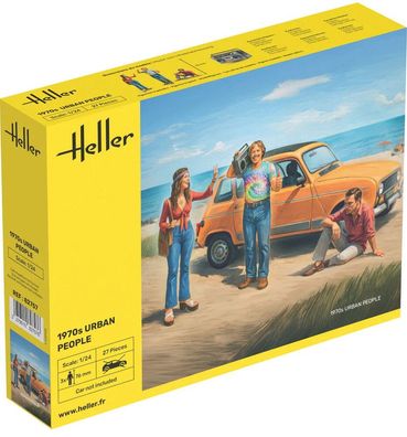 Heller 1970s Urban People Figuren in 1:24 1000827570 Glow2B 82757 Bausatz