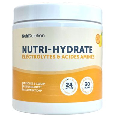 Nutri-Hydrate Pulver Elektrolyte & Aminosäure BCAAs 240g NEU Blitzversand