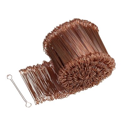 Ösenbindedraht doppelt Eisen rötlich blank