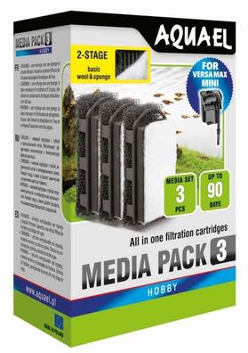 Versamax Mini Standart Filtermedien 3 Stück