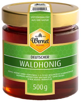 Honig Wernet Waldhonig aus Deutschland 500g
