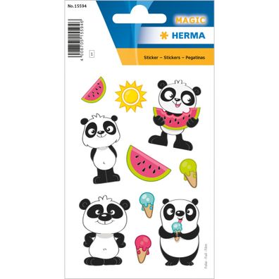 Herma Sticker MAGIC Tiere Panda der kleine Bär 1 Bl