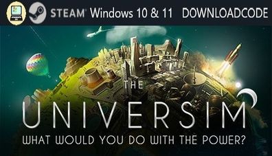 NEU PC Computer Spiel The Universim für Windows 10 11 STEAM Download Code Key
