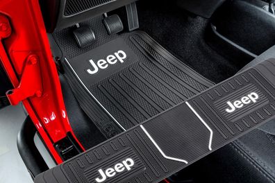 3er Set Fussmatten Jeep paar " Elite Serie " vorn/hinten schwarz