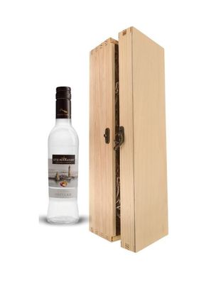 Bodensee Selektion Lindauer Obstler 0,35 Liter in einer Holzbox mit Verschluss