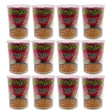 YumYum CUP Instatnudeln DUCK Flavour - Entengeschmack 12x 70g