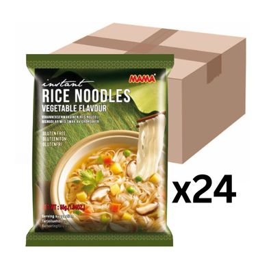 24er-Pack MAMA Instant Reisnudeln Gemüse 55g