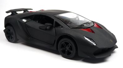 Lamborghini Sesto Elemento schwarz matt Sammlermodell ca. 13 cm Neuware