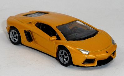 Lamborghini Aventador Modellauto gelb ca. 1:60 / 7-8 cm Neuware