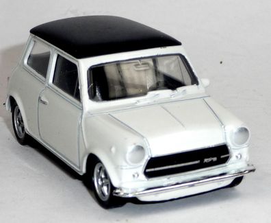 Mini Cooper 1300 Sammlermodell ca. 6-7 cm weiß im Fensterkarton Neuware