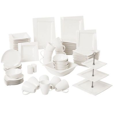 Tafelservice Geschirrservice Kubiko 77-tlg. Ambition