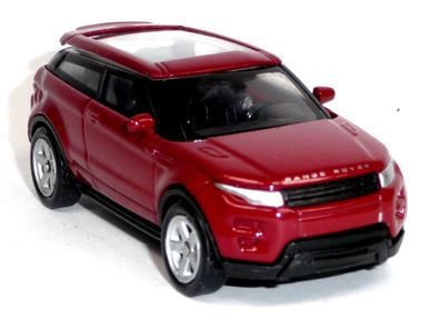 Range Rover Evoque Sammlermodell ca. 1:60 dunkelrot im Fensterkarton Neuware