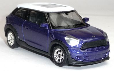 Mini Cooper Paceman Modellauto lila ca. 1:60 / 6-7 cm im Fensterkarton Neuware