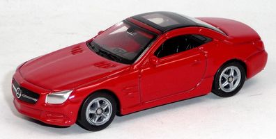 Mercedes Benz SL 500 rot Modellauto ca. 1:60 / 7-8 cm im Fensterkarton Neuware