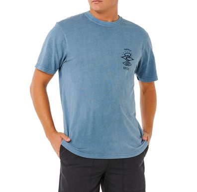 RIP CURL T-Shirt Search Icon bluefin