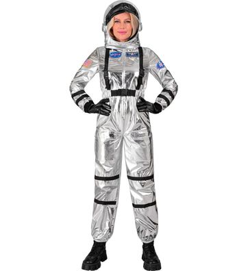 Astronaut silber mit Helm Damen