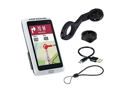 Sigma Fahrradcomputer Rox 12.1 Evo Set weiÃŸ