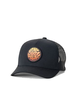 RIP CURL Kids Snapback Trucker Cap Wetsuit Icon washed black