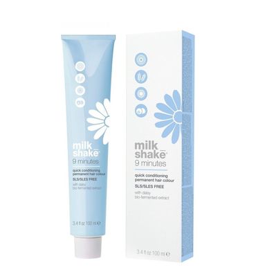 Vopsea permanenta rapida Milk Shake 9 Minutes 5.13, Castaniu Cenusiu Auriu, 100ml