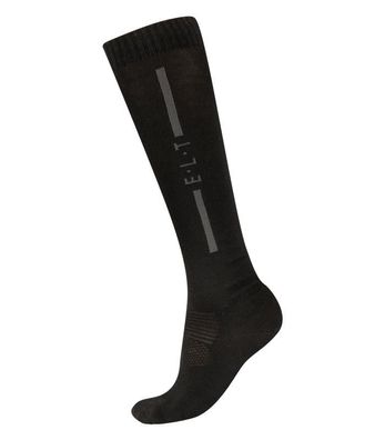 Reitsocken Merino Unisex - Farbe: schwarz Größe: 35-38
