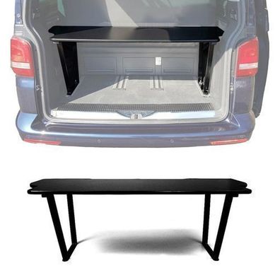 Multiflexboard Bettverlängerung Ablage für VW T5 T6 Multivan 2003-2025 Schwarz