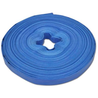 vidaXL Wasser-Flachschlauch 50 m 1 Zoll PVC