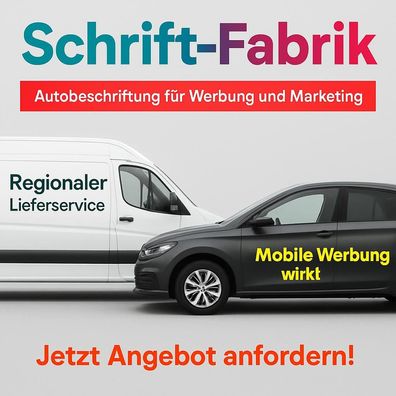 Autobeschriftung für Werbung und Marketing