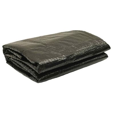 vidaXL Poolabdeckung Schwarz 417 cm PE