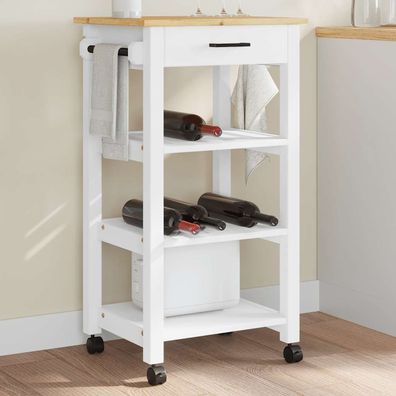 vidaXL Küchenwagen MONZA 48x40x88,5 cm Massivholz Kiefer