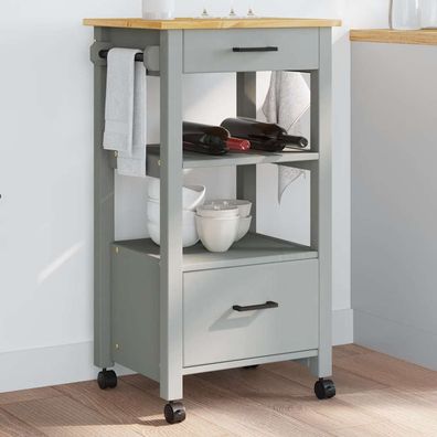 vidaXL Küchenwagen MONZA 48x40x88,5 cm Massivholz Kiefer