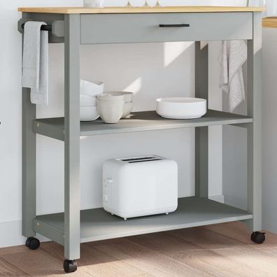 vidaXL Küchenwagen MONZA 84x40x88,5 cm Massivholz Kiefer