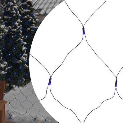 vidaXL LED-Lichternetz Blau 3x3 m 306 LEDs Indoor Outdoor