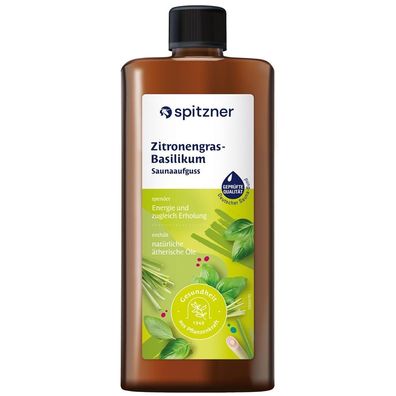 Saunaaufguss Wellness Zitronengras-Basilikum 1000 ml