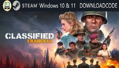 NEU PC Computer Spiel Classified France ´44 für Windows 10 11 STEAM Downloadcode