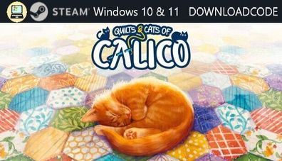 NEU PC Computer Spiel Quilts and Cats of Calico für Windows 10 11 STEAM Code Key