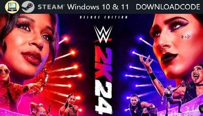 NEU PC Computer Spiel WWE 2K24 Deluxe Edition für Windows 10 11 STEAM Download Code