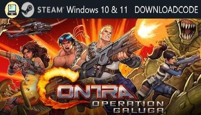 NEU PC Computer Spiel Contra Operation Galuga für Windows 10 11 STEAM Download