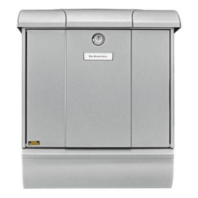 BURG Wächter Briefkasten + Box OLYMP-SET 91600 SI Farbe silber