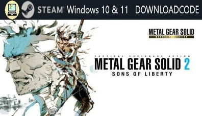 NEU Computer Spiel Metal Gear Solid 2 Sons of Liberty Master Collection Key für STEAM