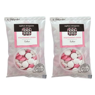 Schokolinsen mit Pfefferminz 2er-Set