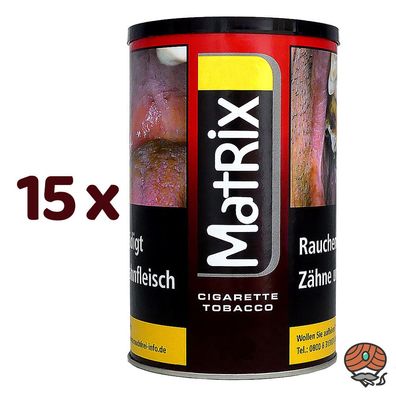 Matrix Red / Rot Tabak / Zigarettentabak / Stopftabak Dose 15x 90g