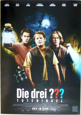 Die drei ??? - Toteninsel - Original Kinoplakat A0 - Julius Weckauf - Filmposter